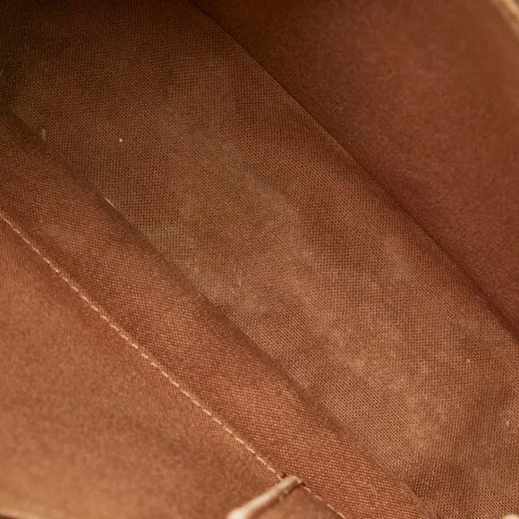 LOUIS VUITTON Authentic Brown Monogram Leather Shoulder Bag - Picture 7 of 12